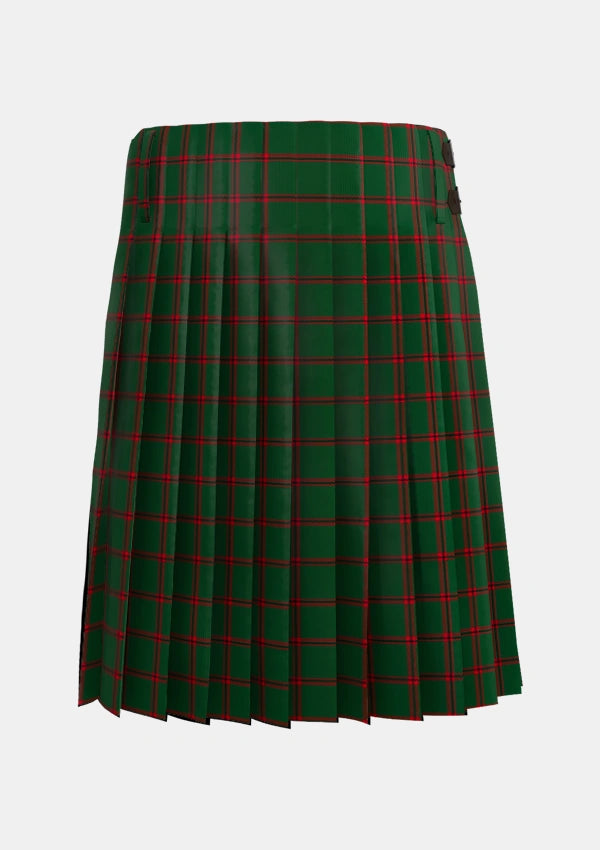 Traditional_MacNab_Ancient_Tartan_7378_kilt_back_image_with_pleated_design_and_adjustable_buckles_for_men