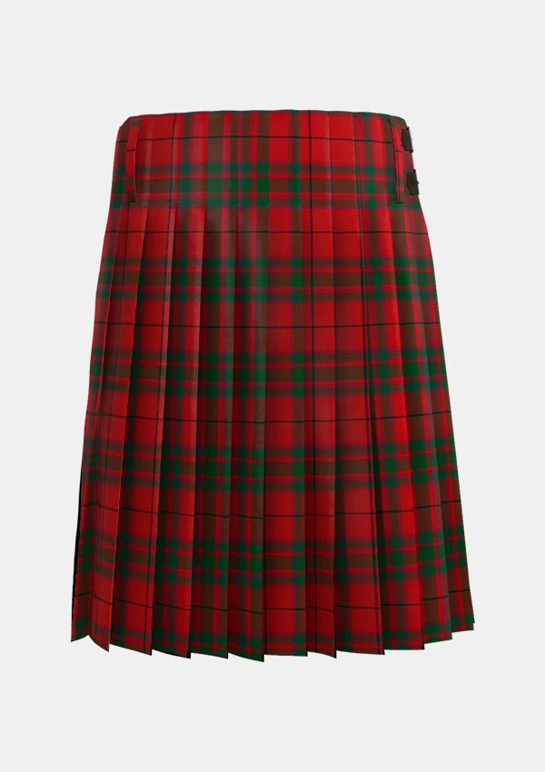 Traditional_MacNab_VS_Tartan_838_kilt_back_image_with_pleated_design_and_adjustable_buckles_for_men