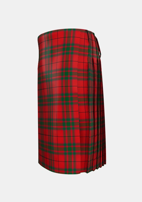 Traditional_MacNab_VS_Tartan_838_kilt_left_image_with_pleated_design_and_adjustable_buckles_for_men