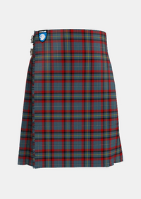 Traditional_MacNamara_Tartan_kilt_6432_front_image_with_pleated_design_and_adjustable_buckles_for_men