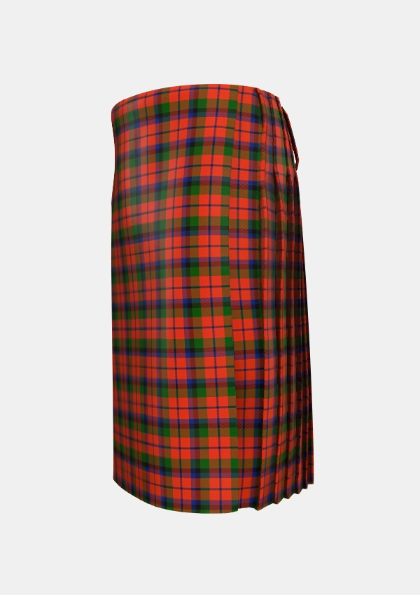 Traditional_MacNaughton_1831_Tartan_1066_kilt_left_image_with_pleated_design_and_adjustable_buckles_for_men
