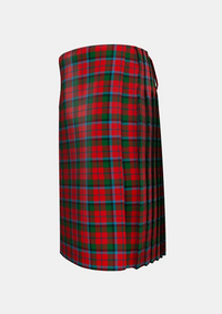 Traditional_MacNaughton_2_Tartan_349_kilt_left_image_with_pleated_design_and_adjustable_buckles_for_men