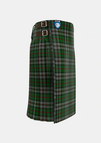 Traditional_MacNeish_Hunting_Tartan_3510_kilt_right_image_with_pleated_design_and_adjustable_buckles_for_men