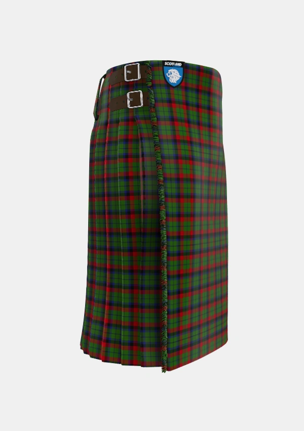 Traditional_MacNett_Tartan_3501_kilt_right_image_with_pleated_design_and_adjustable_buckles_for_men