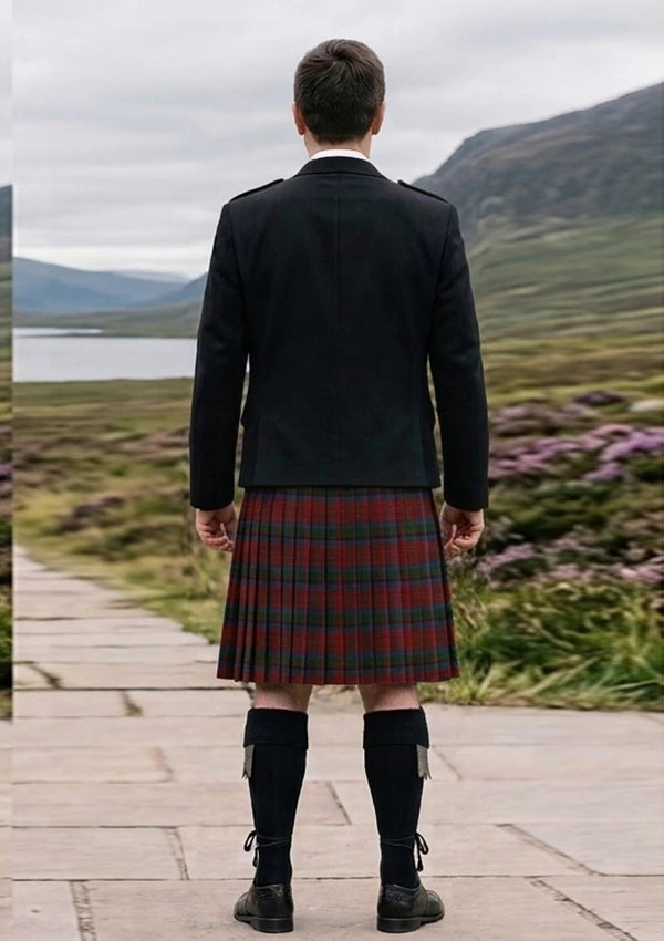 Traditional_MacNicol_Tartan_498_Kilt_and_Argyle_Jacket_Kilt_Outfit_back_image