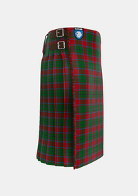 Traditional_MacPhail_Blue_Bands_Tartan_1028_kilt_right_image_with_pleated_design_and_adjustable_buckles_for_men