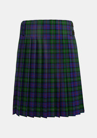 Traditional_MacPhail_Hunting_Tartan_2158_kilt_back_image_with_pleated_design_and_adjustable_buckles_for_men