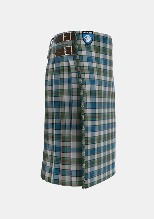 Traditional_MacPhedran_Dress_Tartan_15144_kilt_right_image_with_pleated_design_and_adjustable_buckles_for_men