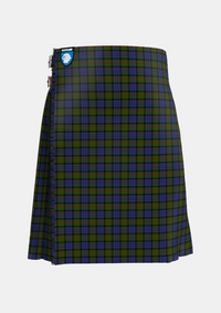 Traditional_MacPhedran_MacFadzean_Tartan_1102_kilt_front_image_with_pleated_design_and_adjustable_buckles_for_men