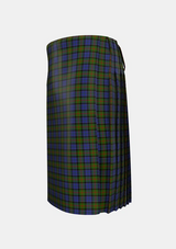 Traditional_MacPhedran_MacFadzean_Tartan_1102_kilt_left_image_with_pleated_design_and_adjustable_buckles_for_men