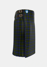 Traditional_MacPhedran_MacFadzean_Tartan_1102_kilt_right_image_with_pleated_design_and_adjustable_buckles_for_men