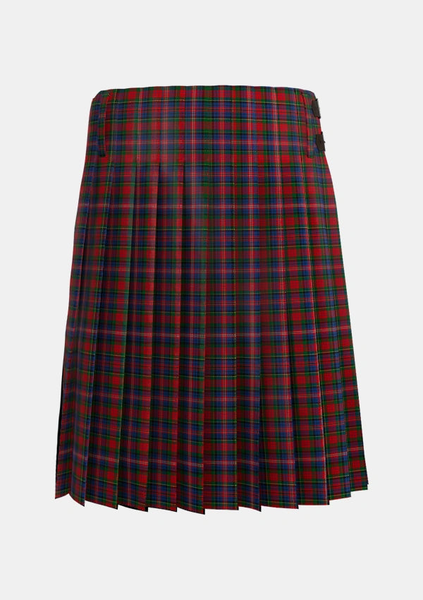 Traditional_MacPherson_6_Tartan_1411_kilt_back_image_with_pleated_design_and_adjustable_buckles_for_men