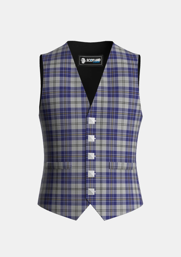 Traditional_MacPherson_Dress_Blue_Dance_Tartan_1868_Waistcoat_front_image