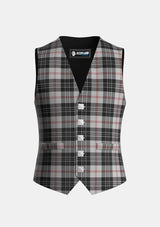 Traditional_MacPherson_of_Cluny_Black_and_White_Tartan_1830_Waistcoat_front_image