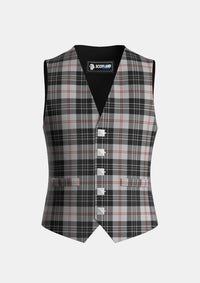 Traditional_MacPherson_of_Cluny_Black_and_White_Tartan_1830_Waistcoat_front_image