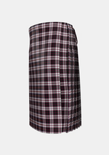Traditional_MacPherson_of_Pitmain_Tartan_3558_kilt_left_image_with_pleated_design_and_adjustable_buckles_for_men