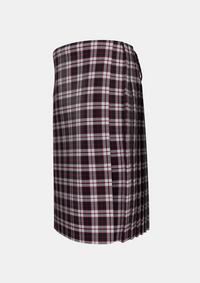 Traditional_MacPherson_of_Pitmain_Tartan_3558_kilt_left_image_with_pleated_design_and_adjustable_buckles_for_men