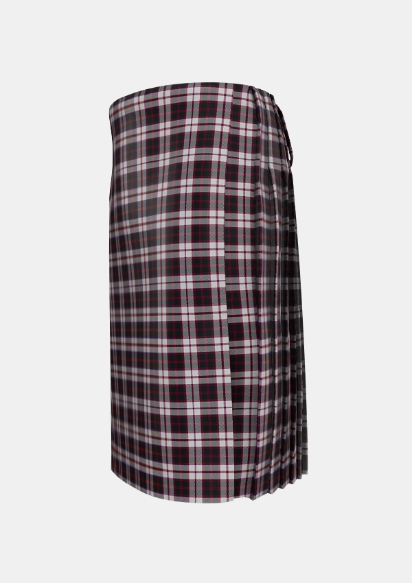 Traditional_MacPherson_of_Pitmain_Tartan_3558_kilt_left_image_with_pleated_design_and_adjustable_buckles_for_men
