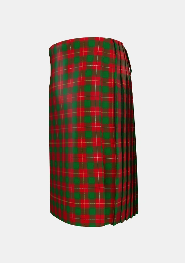 Traditional_MacPhie_Macfie_Tartan_1847_kilt_left_image_with_pleated_design_and_adjustable_buckles_for_men