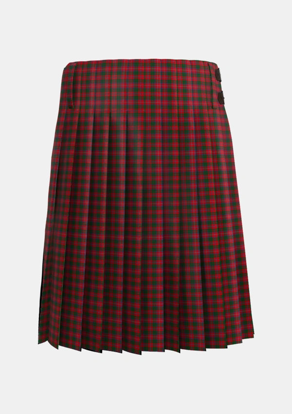 Traditional_MacQuarrie_4_Tartan_453_kilt_back_image_with_pleated_design_and_adjustable_buckles_for_men
