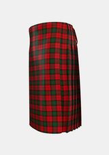 Traditional_MacQuarrie_7_Tartan_872_kilt_left_image_with_pleated_design_and_adjustable_buckles_for_men