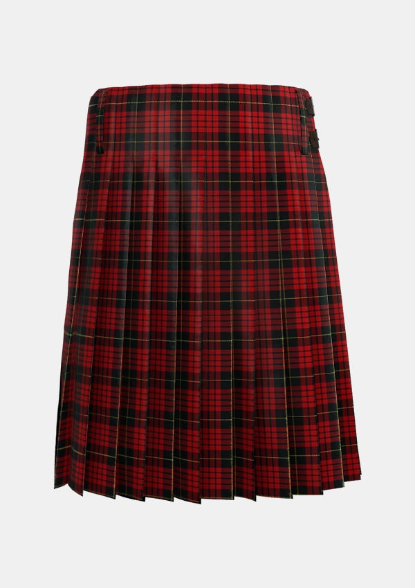 Traditional_MacQueen_2_Tartan_1209_kilt_back_image_with_pleated_design_and_adjustable_buckles_for_men