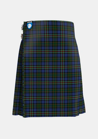 Traditional_MacRae_Hunting_4_Tartan_799_kilt_front_image_with_pleated_design_and_adjustable_buckles_for_men