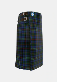 Traditional_MacRae_Hunting_4_Tartan_799_kilt_right_image_with_pleated_design_and_adjustable_buckles_for_men