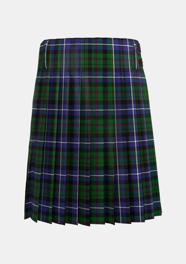 Traditional_MacRae_Hunting_Wilsons_Tartan_800_kilt_back_image_with_pleated_design_and_adjustable_buckles_for_men