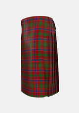 Traditional_MacRae_The_Princes_Own_Tartan_981_kilt_left_image_with_pleated_design_and_adjustable_buckles_for_men