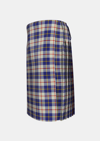 Traditional_MacRae_of_Conchra_Tartan_1683_kilt_left_image_with_pleated_design_and_adjustable_buckles_for_men