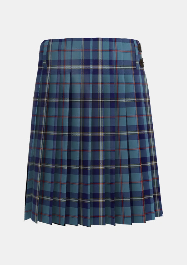 Traditional_MacRaes_of_America_Tartan_7304_kilt_back_image_with_pleated_design_and_adjustable_buckles_for_men