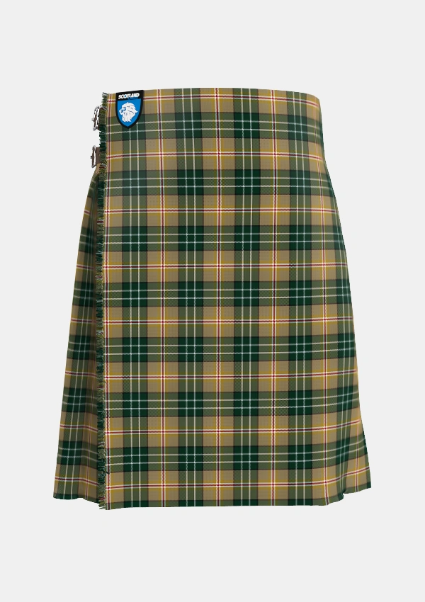 Traditional_MacShane_Tartan_3571_kilt_front_image_with_pleated_design_and_adjustable_buckles_for_men