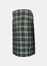 Traditional_MacSheehy_Tartan_3572_kilt_left_image_with_pleated_design_and_adjustable_buckles_for_men