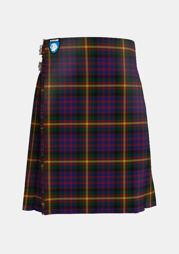 Traditional_MacSporran_Tartan_kilt_front_image_with_pleated_design_and_adjustable_buckles_for_men