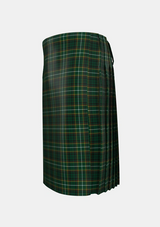 Traditional_MacStumer_Hunting_Tartan_3573_kilt_left_image_with_pleated_design_and_adjustable_buckles_for_men