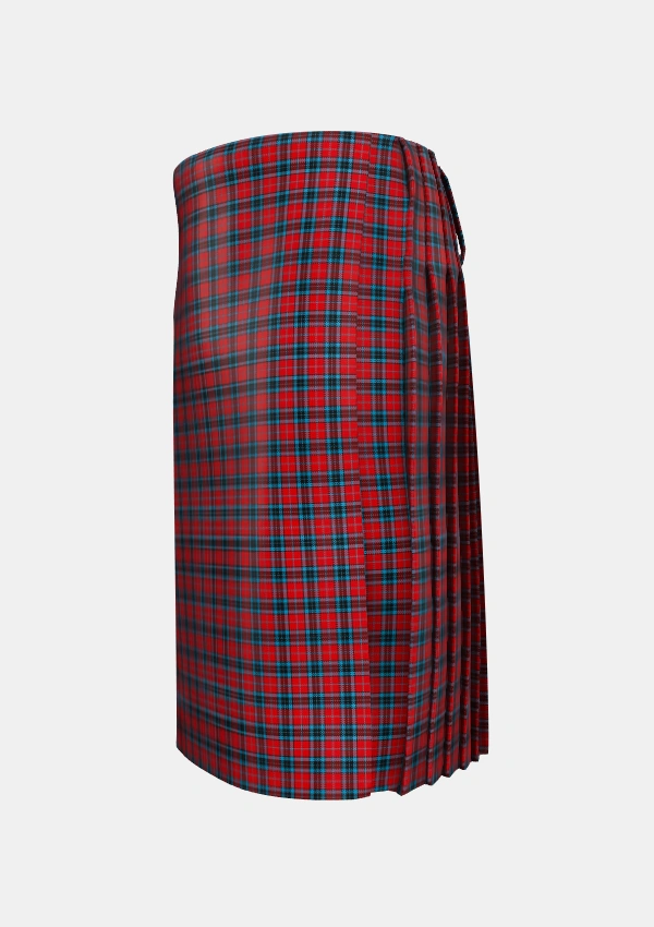 Traditional_MacTavish_Thompson_Thomson_1880_Tartan_229_kilt_left_image_with_pleated_design_and_adjustable_buckles_for_men