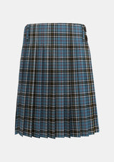 Traditional_MacTavish_Thompson_Thomson_Dress_Blue_Tartan_1383_kilt_back_image_with_pleated_design_and_adjustable_buckles_for_men