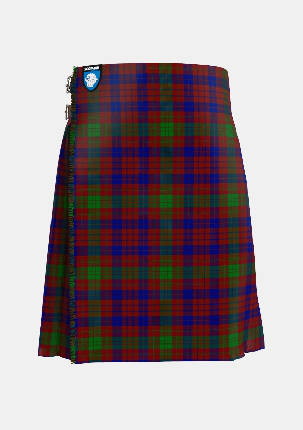 Traditional_MacTier_of_Durris_Tartan_5692_kilt_front_image_with_pleated_design_and_adjustable_buckles_for_men