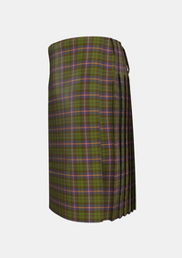 Traditional_MacVicar_McVicar_McVicker_Tartan_kilt_left_image_with_pleated_design_and_adjustable_buckles_for_men