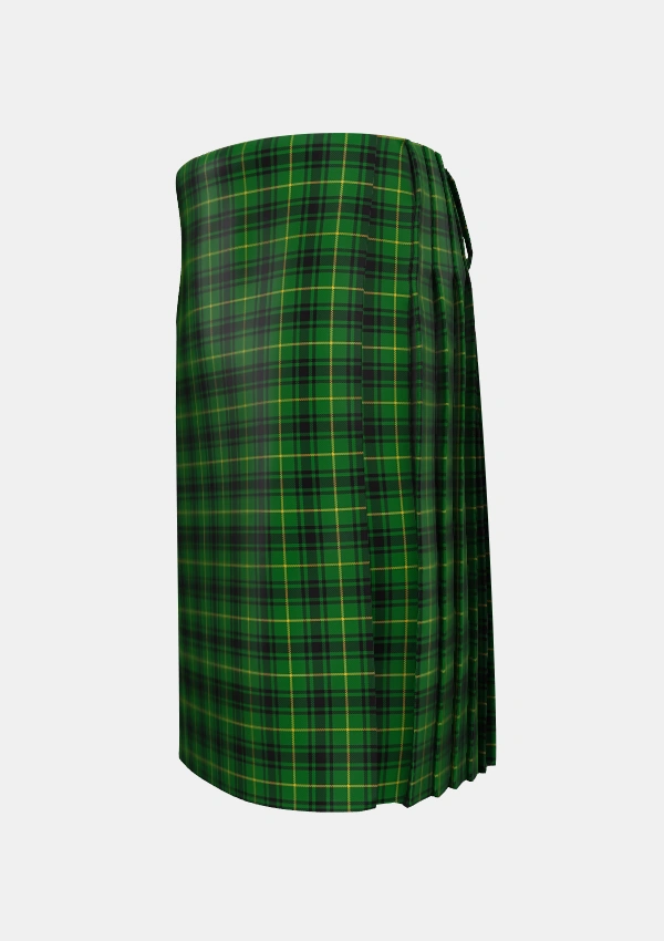 Traditional_Macarthur_2_Tartan_1100_kilt_left_image_with_pleated_design_and_adjustable_buckles_for_men