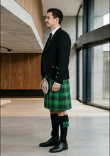 Traditional_Macarthur_tartan_1100_Kilt_and_Argyle_Jacket_Kilt_Outfit_left_image