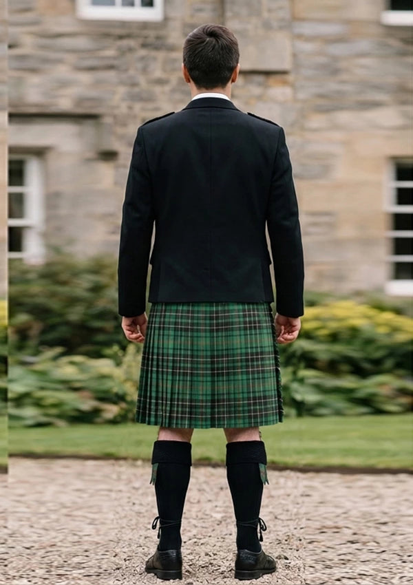 Traditional_Macaulay_Hunting_tartan_827_Kilt_and_Argyle_Jacket_Kilt_Outfit_back_image