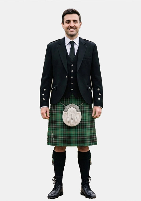Traditional_Macaulay_Hunting_tartan_827_Kilt_and_Argyle_Jacket_Kilt_Outfits_front_image