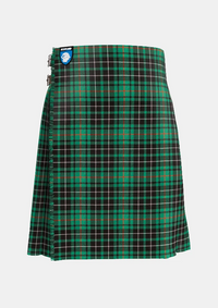 Traditional_Macaulay_Hunting_tartan_front_image_with_pleated_design_and_adjustable_buckles_for_men