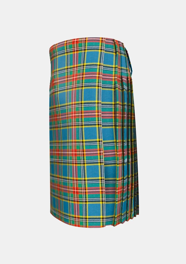 Traditional_Macbeth_tartan_left_image_with_pleated_design_and_adjustable_buckles_for_men