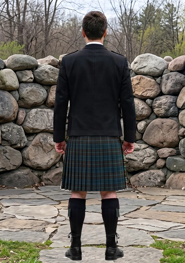 Traditional_Macconnell_Tartan_141_Kilt_and_Argyle_Jacket_Kilt_Outfit_back_image