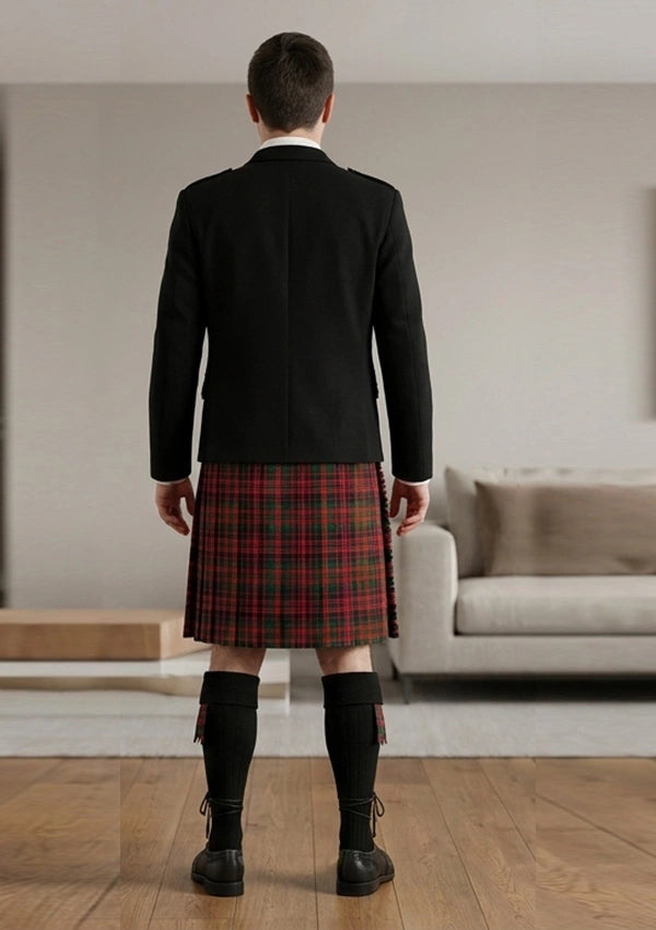 Traditional_Macdonald_Clan_Tartan_Kilt_and_Argyle_Jacket_Kilt_Outfit_back_image