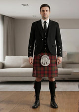 Traditional_Macdonald_Clan_Tartan_Kilt_and_Argyle_Jacket_Kilt_Outfit_front_image