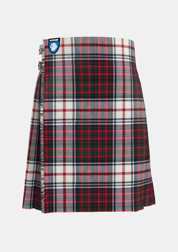 Traditional_Macdonald_Dress_tartan_front_image_with_pleated_design_and_adjustable_buckles_for_men